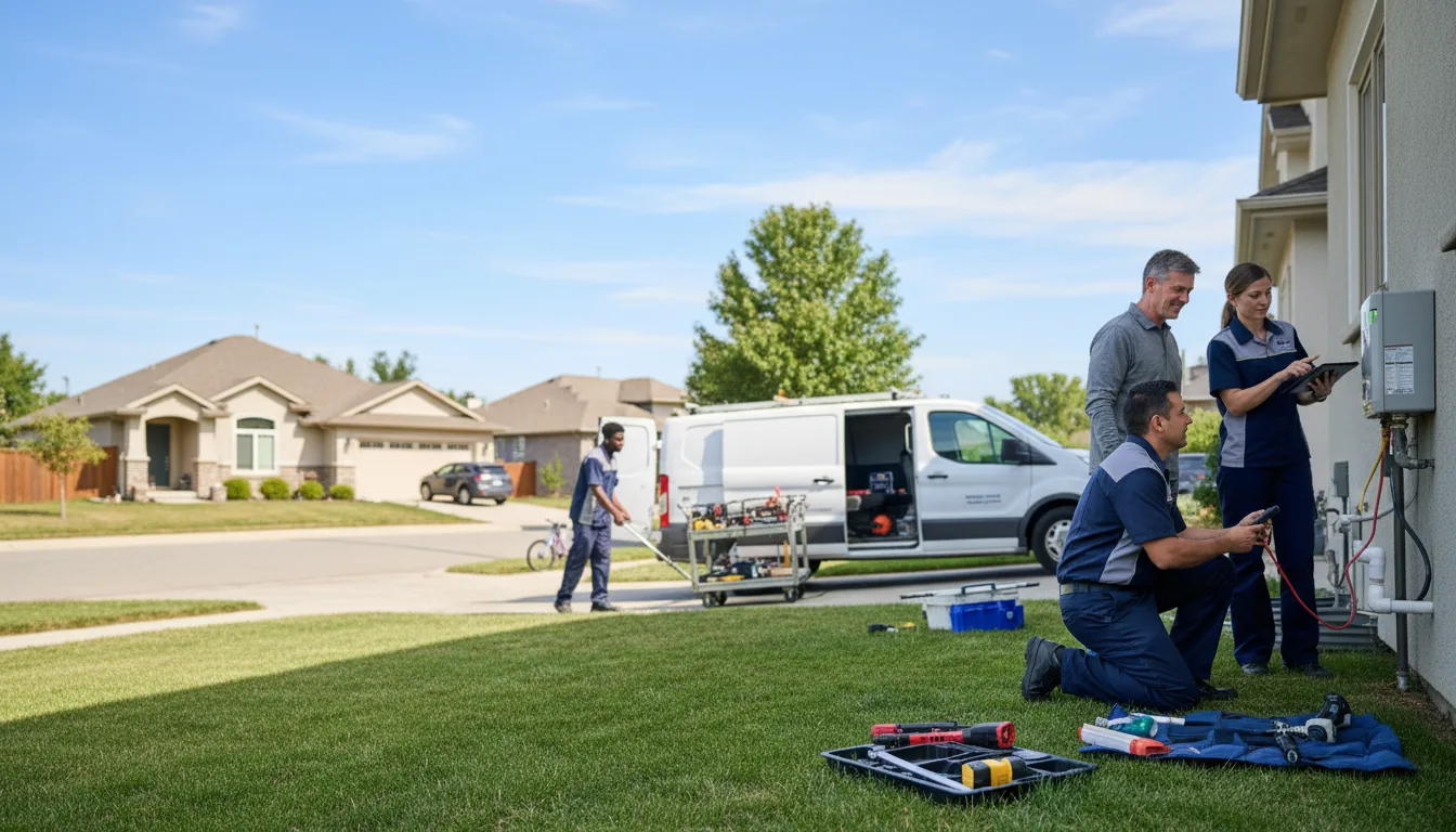 Tankless water heater service in Essig, MN